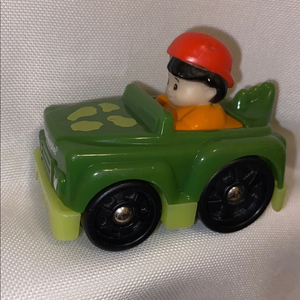 Little People Wheelies Car Racers with drivers, purple pink green, Fisher-Price